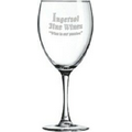 10 1/2 Oz. Nuance Wine Goblet with Smooth Stem (Screen Printed)